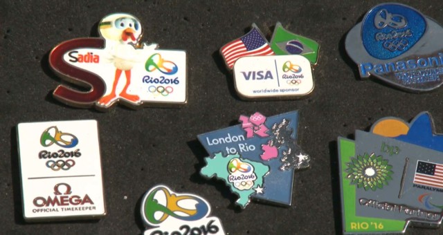 Details about   2016 Rio Olympic Pin ~ USA & Brazil Flags ~ Worldwide Sponsor ~ Visa 