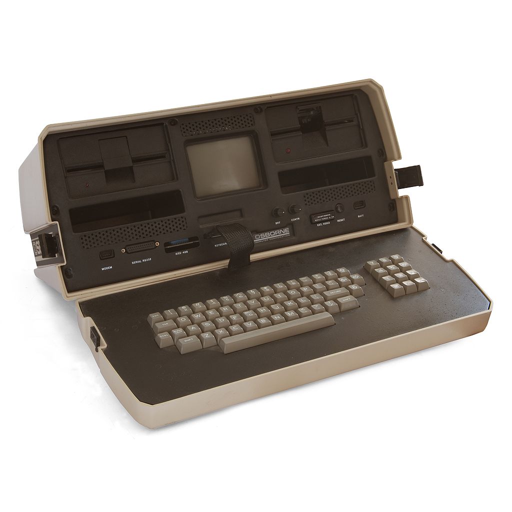 Osborne 1 portable computer, early model. (Photo: Bilby on Wikimedia Commons)