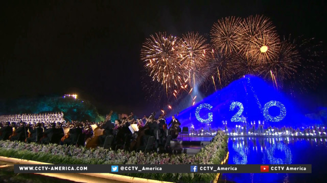 G20 Summit gala includes music, dancing and fireworks