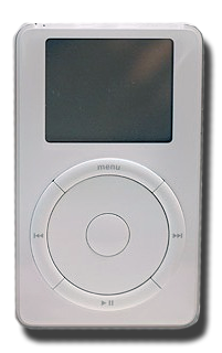 First generation Ipod. (Photo: Rjcflyer@aol.com on Wikipedia Commons)