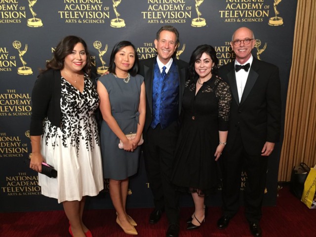CCTV America team at the Emmy Awards