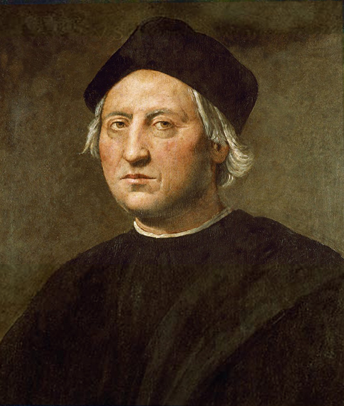 Portrait of Christopher Columbus by Ridolfo Ghirlandaio, circa 1520.