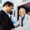 Xi Jinping with Fidel Castro