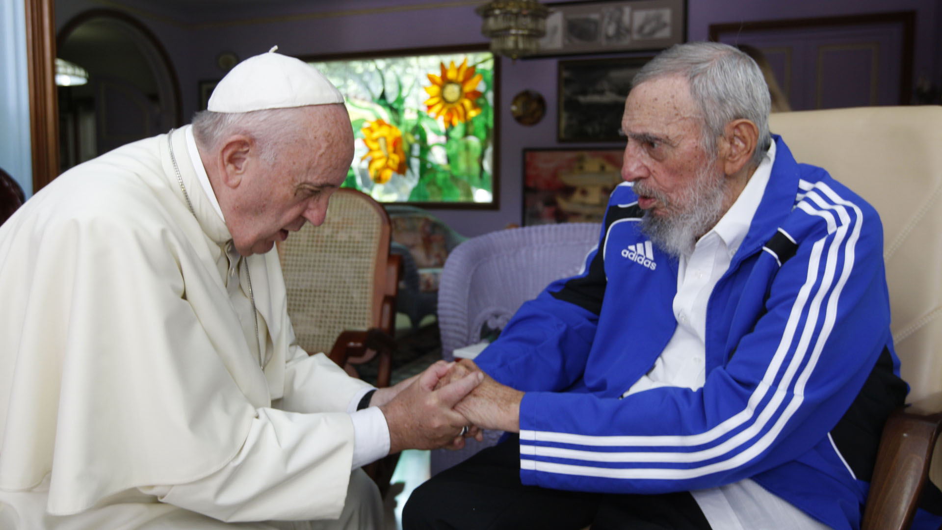 Pope Francis Fidel Castro Cgtn America