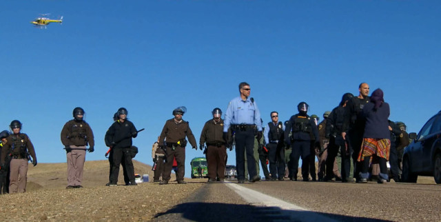 Dakota Access Pipeline standoff continues as local Native Americans protest