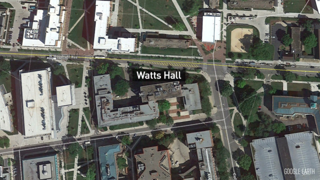 Google Map of Ohio State shooting