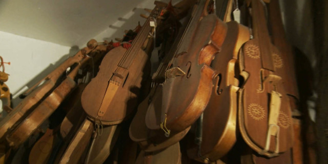 Instrument collector chars Latin America's musical history