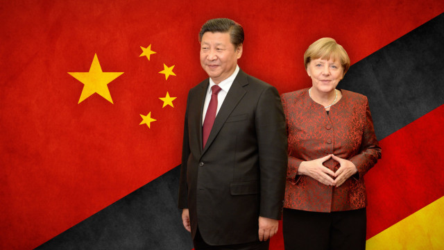 President Xi Jinping and Chancellor Angela Merkel