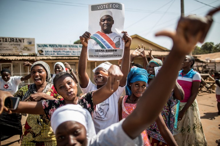 Gambia’s president concedes defeat after shock election result