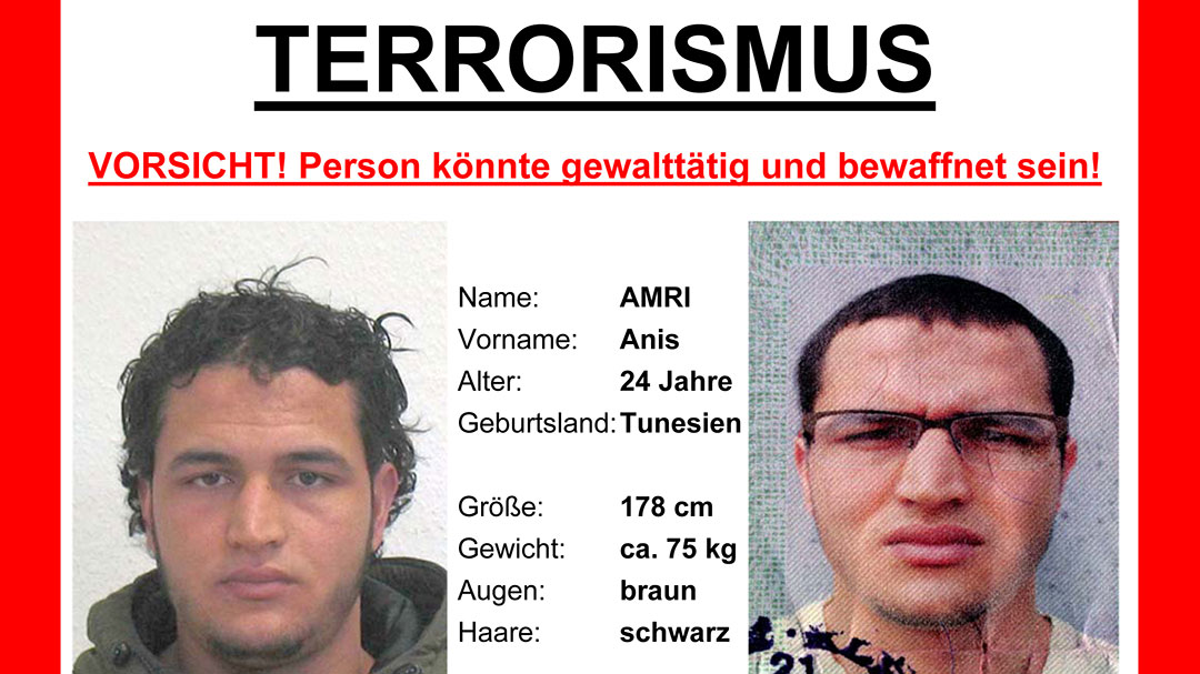 Germany launches manhunt for suspect in Berlin Christmas market attack