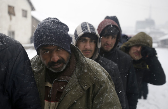 Serbia Europe Migrants Weather