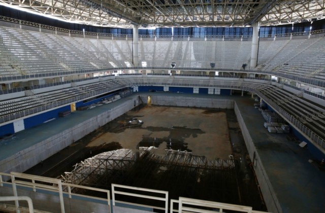 Olympic Aquatics Stadium 6 months later