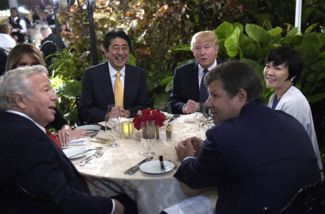 Trump and Abe take swing at 'golf diplomacy' during visit