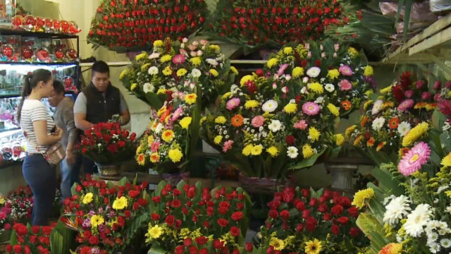 Valentine's Day rakes in huge profits for Mexico's flower industry