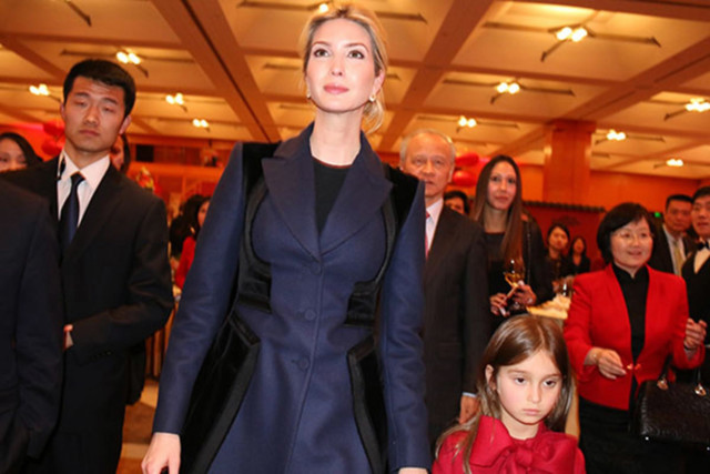 Ivanka Trump and her daughter Arabella