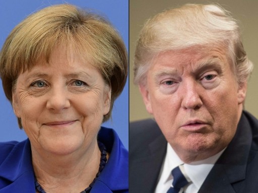 COMBO-FILES-GERMANY-US-DIPLOMACY-POLITICS-MERKEL-TRUMP