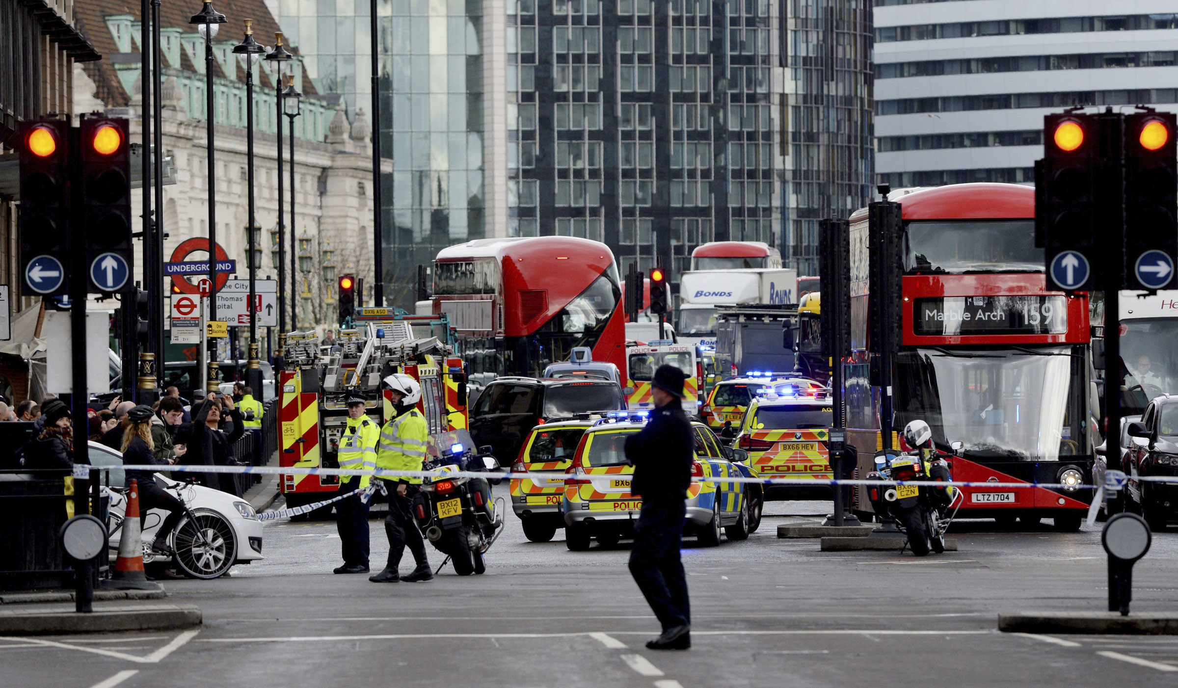 At least 4 dead in car rampage, knife attack in London