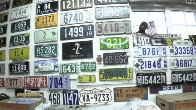 Car license plate collectors amass thousands of rare tags