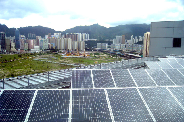 Hong Kong solar plant