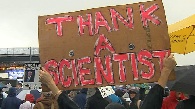Thousands around the world rally in the name of science
