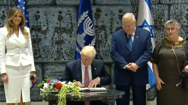 Trump uses Israel visit to champion ‘ultimate deal’ for peace