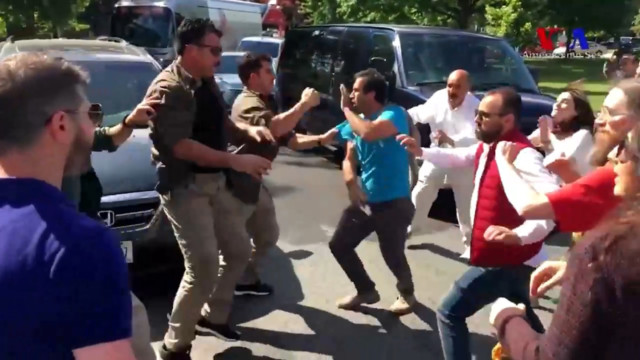 Turkey summons US ambassador over 'aggressive' acts against bodyguards
