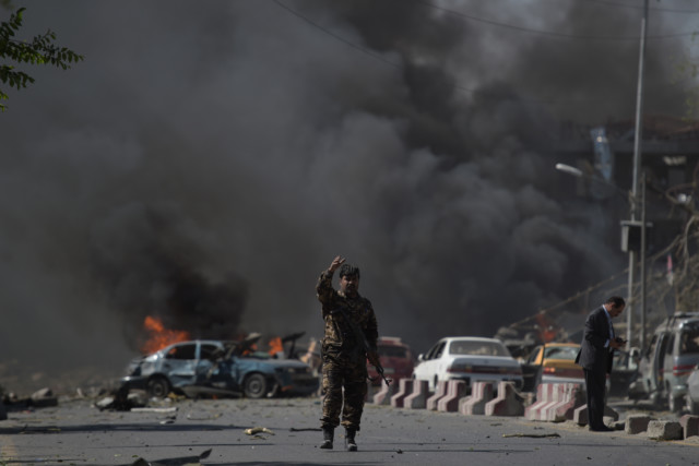Suicide bombing devastates diplomatic area of Kabul