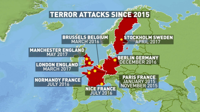 Terror-Attacks in Europe-Since-2015