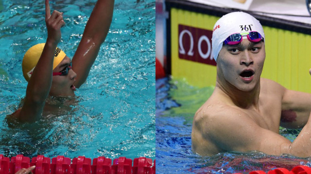 Chinese Swimmers Win Gold