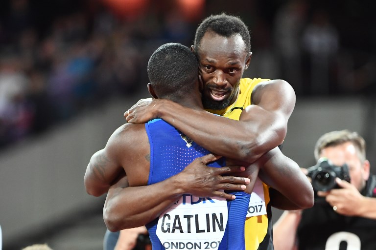 Usain Bolt ATHLETICS-WORLD-2017