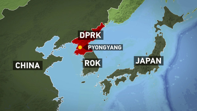 Democratic People's Republic of Korea DPRK Map