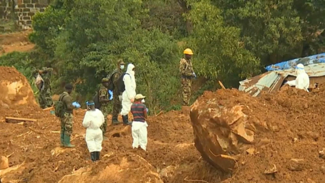 Death toll rises to 450 from Sierra Leone mudslide