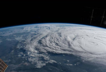 Hurricane Harvey from NASA satellite