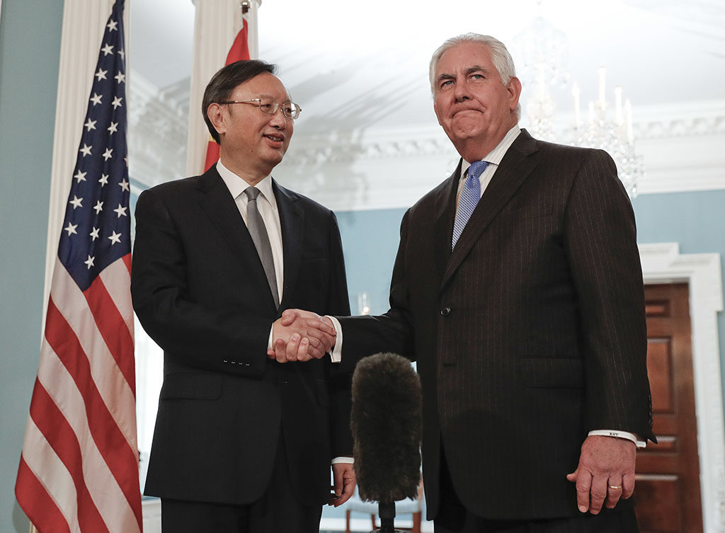 Top diplomats from China, US meet after DPRK sanctions vote