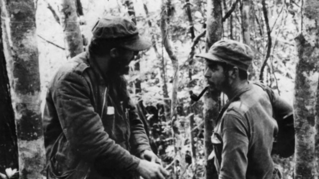 Fidel Castro and Che Guevara in Cuba, 1959.