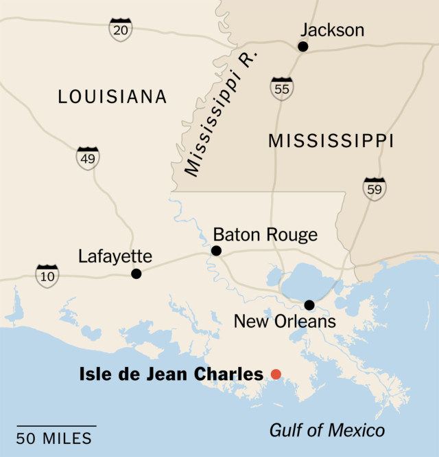 MAP: Isle de Jean Charles