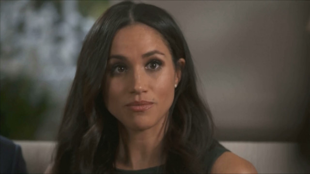 Meghan Markle discusses her engagement to Prince Harry. PHOTO from BBC video.