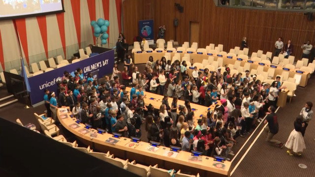 Youths at UN Universal Children’s Day suggest fixes for the world