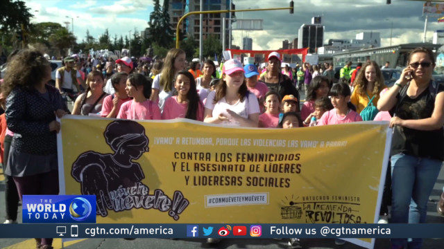 Colombia's women march to "break the silence" of gender based violence