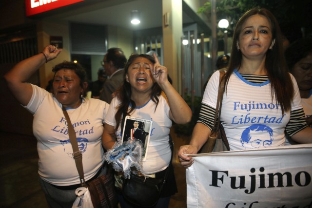 Protests in Peru after pardon of former president Fujimori