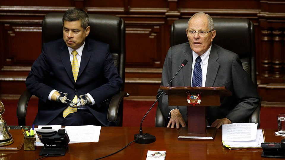 Peruvian president avoids impeachment over corruption scandal