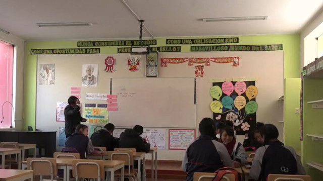 Teachers strike in Peru for stronger education budget