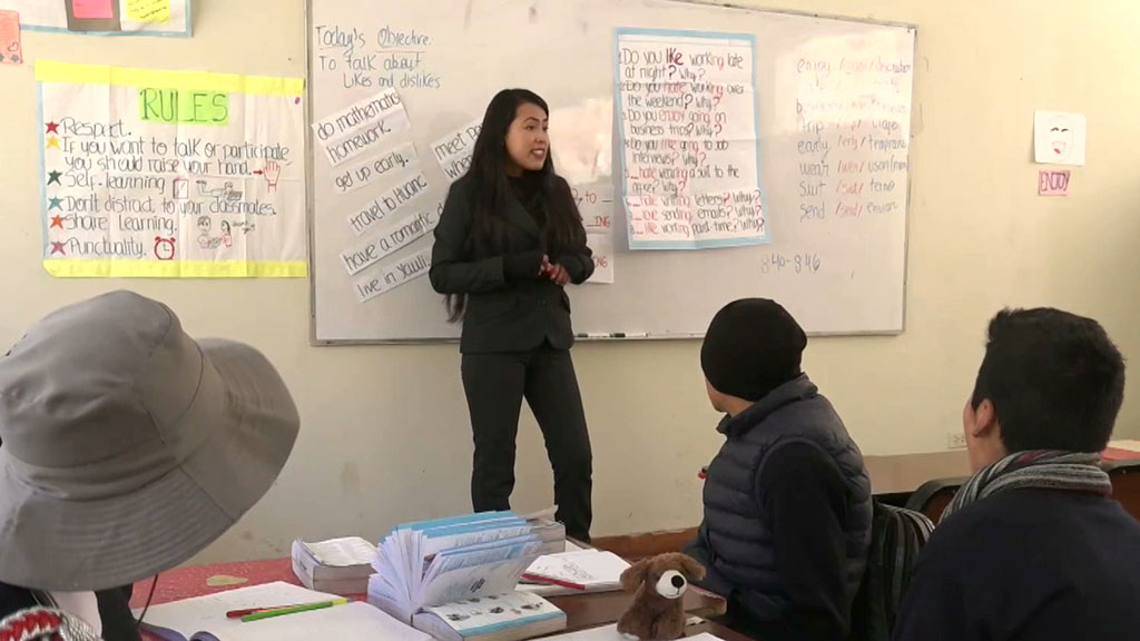 Young students in Peru face challenges with education system