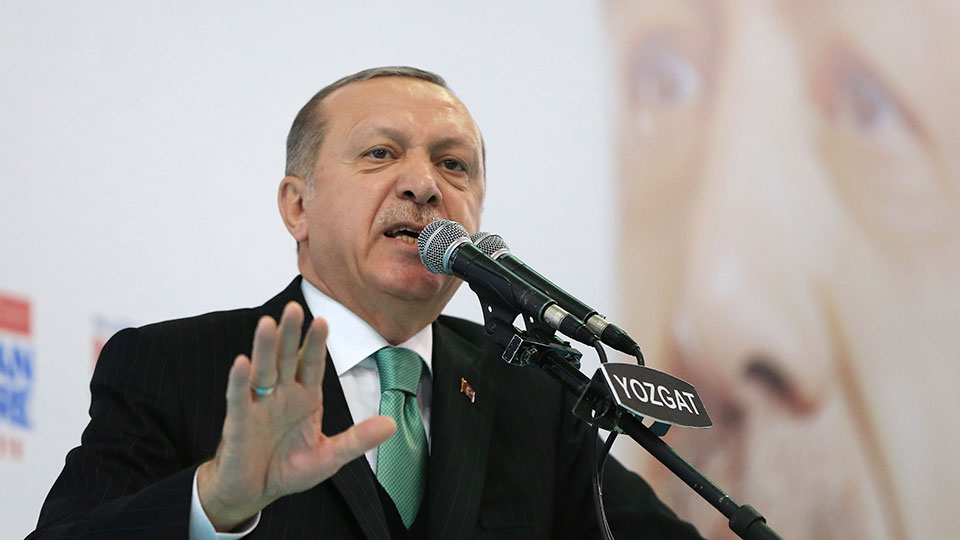 Erdogan denounces US plan to form Kurdish security force in Syria