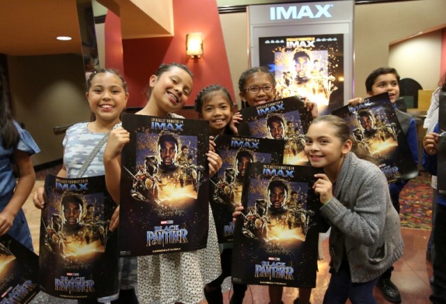 Boys & Girls Club, Together With IMAX, Regal Entertainment Group, Walt Disney Pictures And Marvel Studios Present Advance Screening Of "Black Panther"