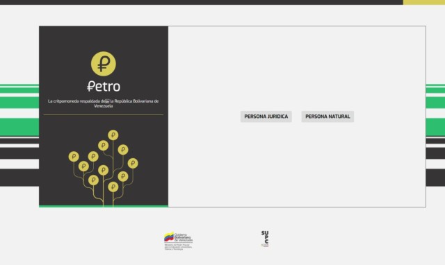 cryptocurrency, the "Petro