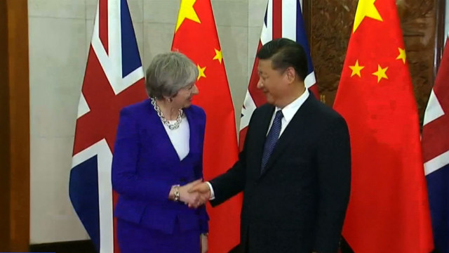 Meeting with China's Xi, Theresa May readies for post-Brexit Britain