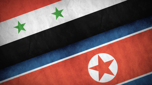 SYRIA DPRK FLAG