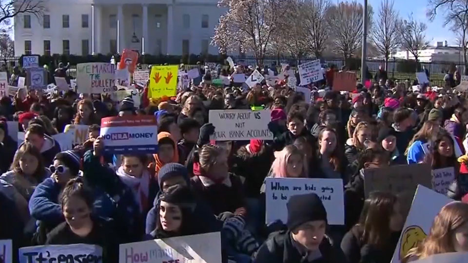 #Enough: Nationwide student protests call for action on gun violence