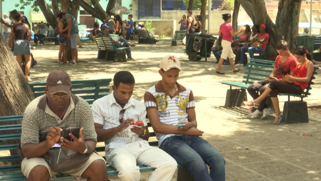Every town in Cuba now has WiFi hotspots.
